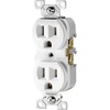 EATON Wiring CR15W-SP-L Commercial Grade Straight Blade Duplex Receptacle with
