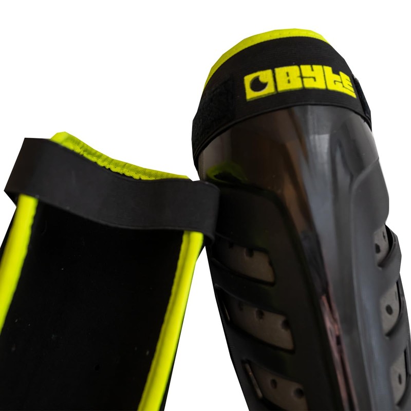 BYTE XR Shinguards Fluo Yellow (SMALL)