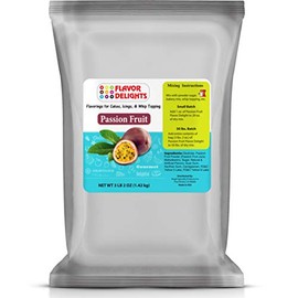 Flavor Delights by Angel Specialty Products: Flavored Powder Bakery Mix > Passion Fruit, Pistachio, Pumpkin Pie, Strawberry (Passion Fruit, 3 Pound Bag)