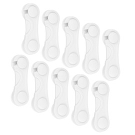 10 Pack Child Safety Locks for Kitchen Cupboards - Easy Install Baby Proof Cabinet and Drawer Locks