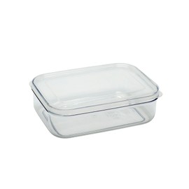 Iwasaki Industries M-A-074 NN Rustroware Micro Clear Storage Container, Tritan Transparent, Heat Resistant, Shock Resistant, Dishwasher Safe, Made in Japan