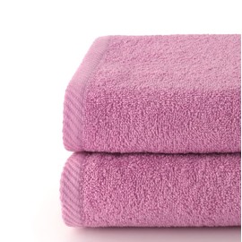 Top Towels - Plus - Large bath towels - Bath towels - 2 shower towels - 70x140 cm - 100% cotton - Mauve