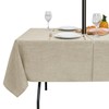 LUSHVIDA Outdoor Tablecloth with Umbrella Hole - Patio Table Cloth