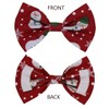 New Dogs Bow Tie CHRISTMAS Elastic Band attach COLLAR ACCESSORY