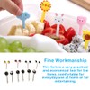 10 Pieces Fruit Picks Eyes Decorative Food Toothpick Kitchen Tableware