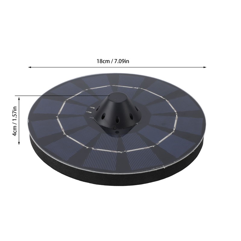 Solar Floating Pond Aerator 2.5W Automatic Power Off Floating Solar