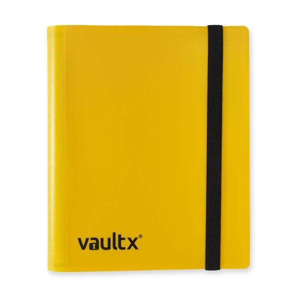 Vault X ® Binder - 4 Pocket Trading Card Album Folder - 160 Side Loading Pocket Binder for TCG Yellow