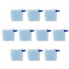 Sparkly Sponge, Multi Type, Blue, Set of 10, Marna