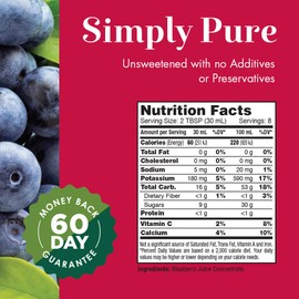 Dynamic Health Blueberry Cncntrt : 95998: Liq, (Btl-Plastic) 8oz