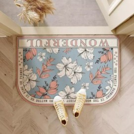 Product Detail Description Reference 빨아쓰는 플라워 규조토 발매트 [플라워발매트 블루] Washable Flower Diatomite Bath Mat [Flower Mat Blue]