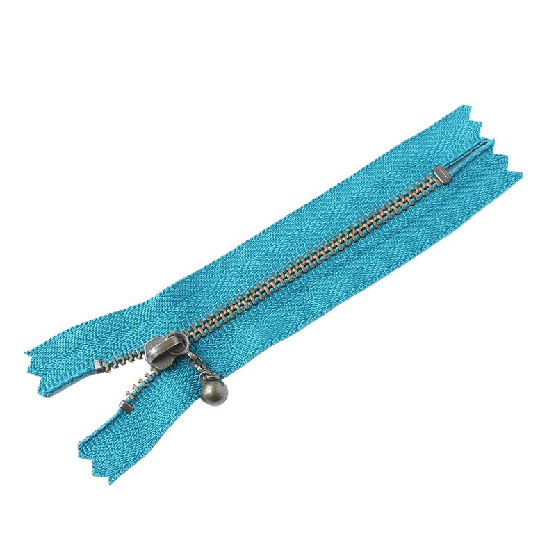 Y.K.K 3GKB10-6MIX Fastener with Beads, AG, 6 Color Set, 3.9