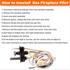 Jolipoir 69L18 Pilot Assembly for Propane Gas(LP) Fireplace,SIT Pilot Replacement