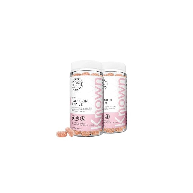 Known Tasty Sugar Free Hair, Skin & Nails Gummies –