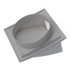 Ø 150mm / 6'' Cowled Duct Cover with Gravity Flap