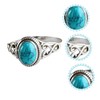 TEHAUX 2pcs Engagement Ring Western Style Jewelry Aesthetic Ring Confirmation