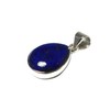 Blue Tear Drop Afghanistani LAPIS LAZULI Sterling Silver 925 Gemstone
