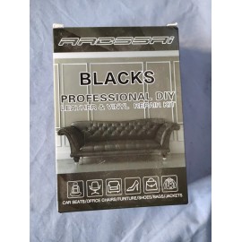 Unbranded Arcssai Professional DIY Leather & Vinyl Repair Kit (Black)