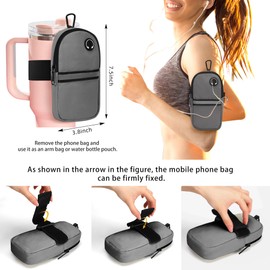 KUTQI Crossbody Sling Backpack with Detachable Phone Bag Sling Bag for Women Men Travel Essentials Cross Body Bag