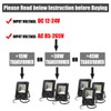 GLW 12V AC/DC LED Flood Light, 10W Mini IP65 Waterproof