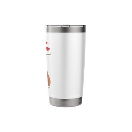 Boxer Valentines Day Heart Dog Lover Stainless Steel Insulated Tumbler