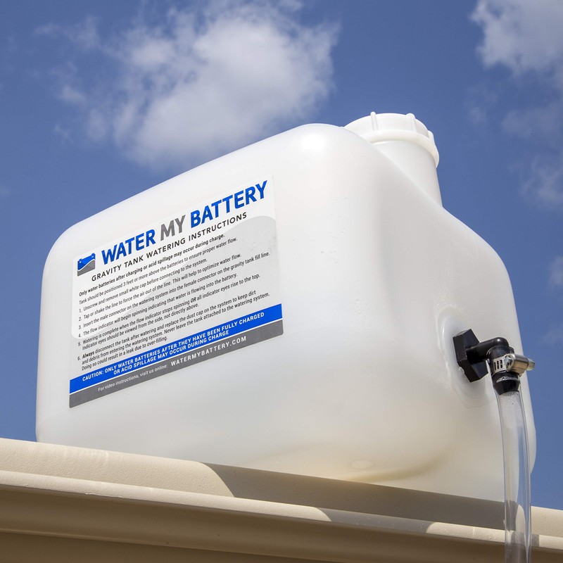 Water My Battery Gravity Tank (2.5 gal) for Battery Watering