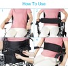 Wheelchair Safety Strap Seat Belt, Anti-Slip and Anti-Fall Wheelchair Fixation