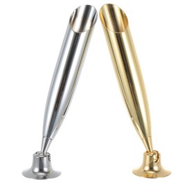 Milisten Metal Pen Holder, Feather Quill Pen Holder, Desk Pen Funnel, Desk Pen Stand for Home, Office, Hotel, 2 Pack