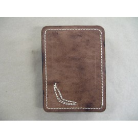 Azula Inside the Pocket Leather Concealment Handgun Wallet Holster for S&W J Frame 5 Shot Revolver CCW RH Brown