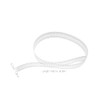 Cinta Métrica Flexible Transparente 1m Precisión 0.1mm Doble Cara