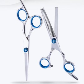 Beauty Scissors Hair Bangs Thinning Self-Cut Stainless Steel Comprehensive Set 2ea
