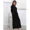 COLORFULLEAF Women's Zip Up Robes Long Sleeve Hooded Fleece Bathrobe
