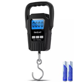 SKEAP Digital Fish Scale Hanging Scale Fishing Scale SKEAP 110lb/50kg Luggage Scale