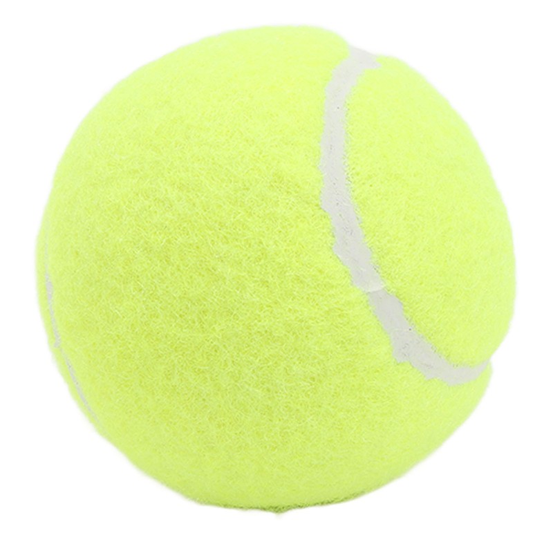 3Pcs Training Tennis Balls 2.6in Chemical Fiber Silicone Accurate Portable