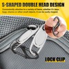 Double Sided Small Carabiner Clips 15 Big and 5 Small,