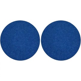 GULUANT 2 Pack Replacement 437057 Blue Scrub Pad for Oreck Orbiter and Ultra Orbiter (12" in Diameter)