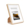 Baoee 8x6 Oak White Two Tone Picture Frame with 6x4