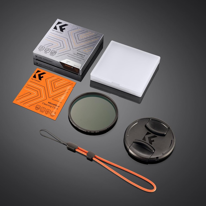 K&F Concept UV Filter 52 mm with Lens Cap, Cleaning