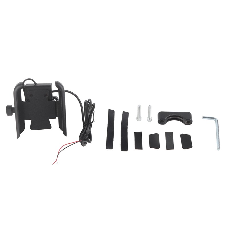 Motorcycle Phone Mount 5V2.1A Fast USB Charging 12 to 24V