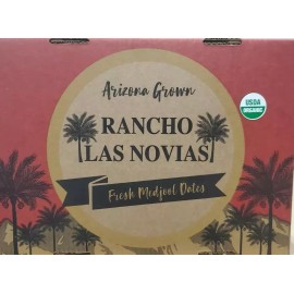 Rancho Las Novias. 5LB LARGE FRESH ARIZONA'S GROWN PREMIUM ORGANIC MEDJOOL DATES.