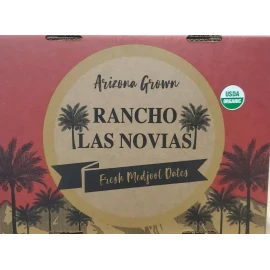 Rancho Las Novias. 5LB LARGE FRESH ARIZONA'S GROWN PREMIUM ORGANIC MEDJOOL DATES.