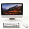 1:12 Scale Miniature Desktop Computer Set, Mini Monitor with Keyboard