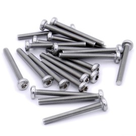 M6 (6mm x 22mm) TX Pan Machine Screw (Bolt) - Stainless Steel (A2) (Pack of 20)
