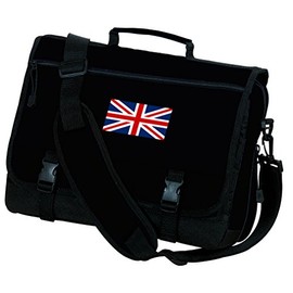 UK Flag Laptop Bag United Kingdom Computer Bag or Messenger Bag Briefcase