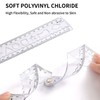 QUETTO 3 PCS Folding Rulers 30cm Foldable Plastic Geometric Straight
