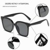 MAXJULI - Gafas de sol de gran tamaño para mujer