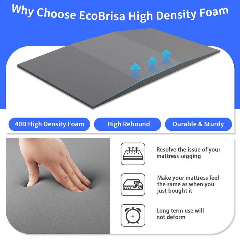 Sagging Mattress Support 40D High Density Foam Bed Boards for