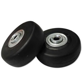 Rhinenet Pair of OD 48 mm Luggage Wheels Luggage Wheel Replacement Wheel Wheels Suitcase Wheels for Luggage Suitcase