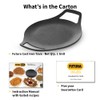 HAWKINS Futura 24 cm Cast Iron Tava, Cast Iron Tawa