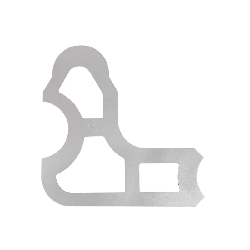 Accusize Industrial Tools 8 Pc Radius Gauge Set 1-1/16'' to