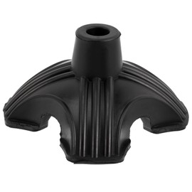 Mikinona Walker Leg Caps Self Standing Cane Tip Shockproof and Non-slip Walking Pole Tips for Quad Walking Cane